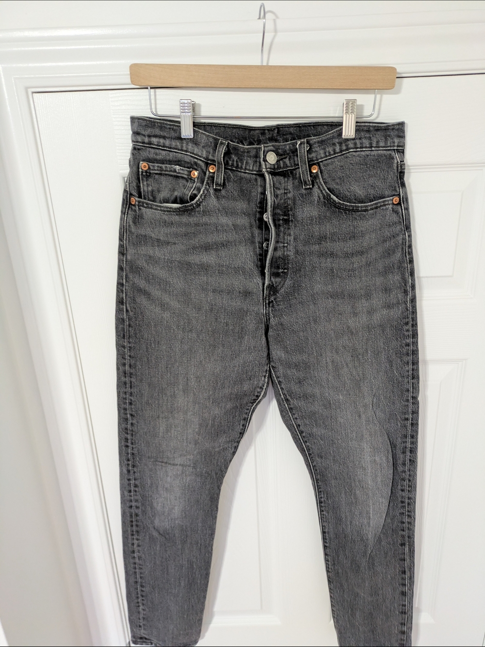 Levi's Black Washed Slim Jeans Size 28